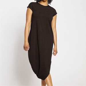 UNIVERSAL STANDARD NWT Maxi Dress Iconic Geneva Black S (14-16) Pima Cotton